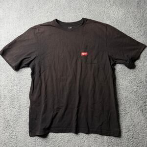 Milwaukee Work Shirt Men's XL Faded Short Sleeve